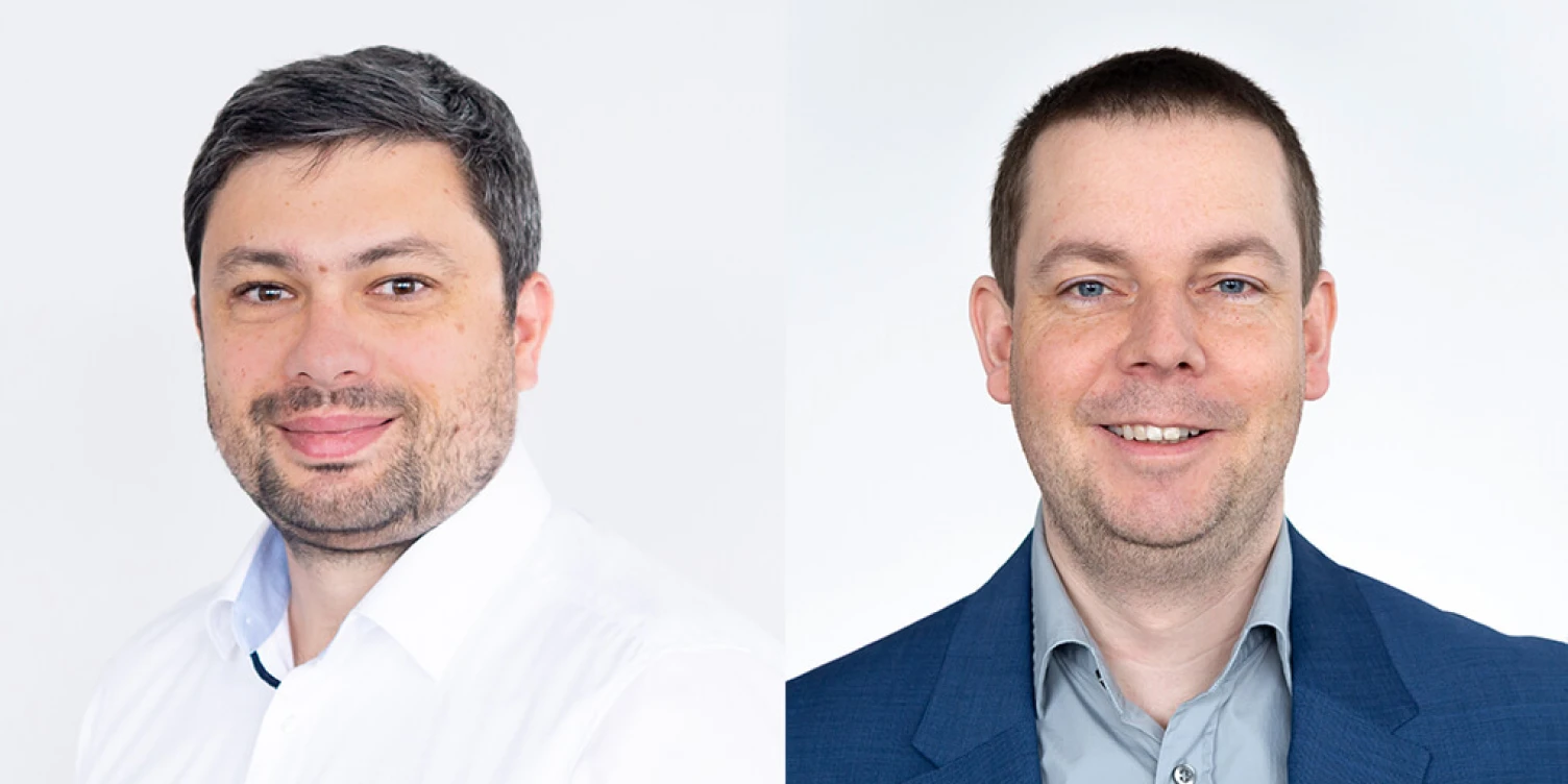 Der neue COO Christian Neudorfer und der neue CDO Thomas Otzasek.