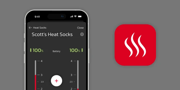 Smartphone mit Hotronic Heat App für Wintersteiger AG von bluesource